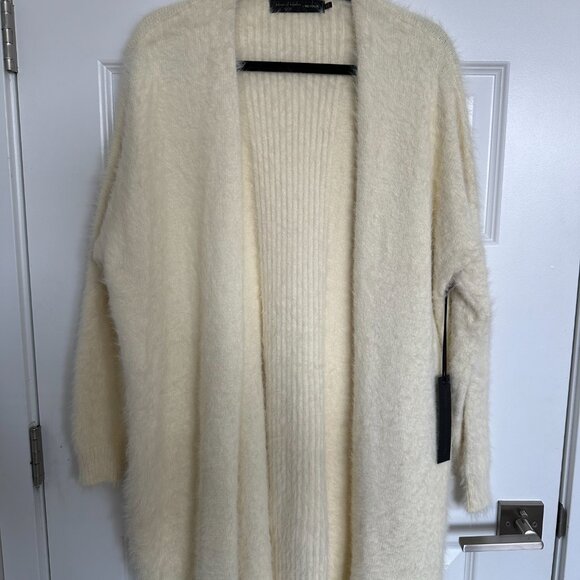 NWT House of Harlow 1960 x Revolve Jonas Cardigan in Porcelain - Picture 2 of 4